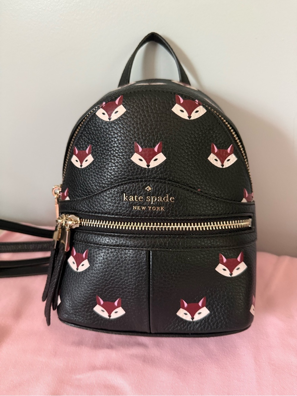 Kate Spade Out Of The Woods Fox Mini Convertible Backpack